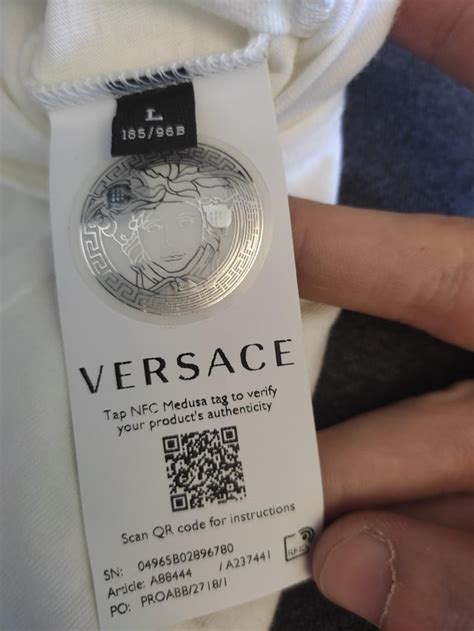 versace certilogo fake|versace batch code.